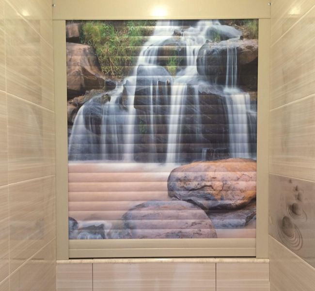 Фотопечать рольставни На окна Рольставни